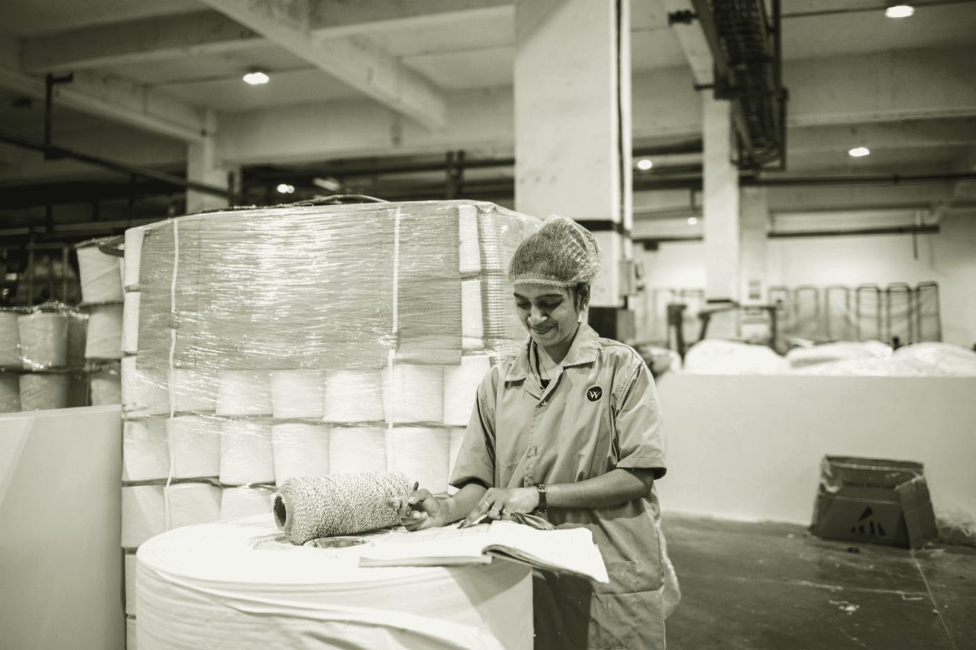 Production being recorded on the floor, the data an execution system replaces with a live record
